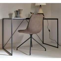 Wohnen Glasmöbel|Tische*Glasschreibtisch aus Schwarzglas - Pathos