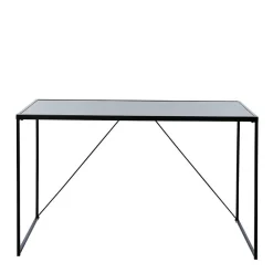 Wohnen Glasmöbel|Tische*Glasschreibtisch aus Schwarzglas - Pathos