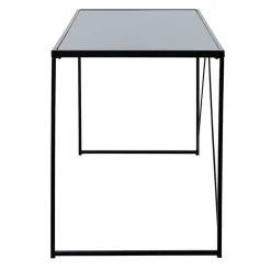 Wohnen Glasmöbel|Tische*Glasschreibtisch aus Schwarzglas - Pathos