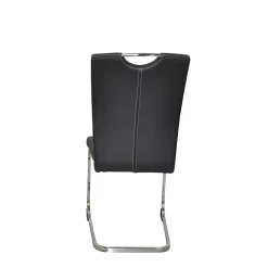 Wohnen Küchen-Essgruppen|Esszimmer Komplett*Glastisch & Freischwinger Stühle - Zaparony (fünfteilig)