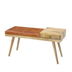 Wohnen Günstige Design Polsterbank mit Leder - Zanyorita