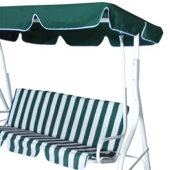 Wohnen Hollywoodschaukeln*Günstige Hollywoodschaukel Kwesina in Grün & Weiß