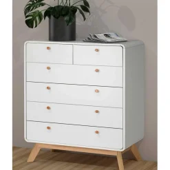 Wohnen Kommoden|Flurkommoden*Günstige Kommode mit sechs Schubladen - Kolreva