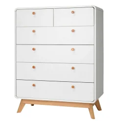 Wohnen Kommoden|Flurkommoden*Günstige Kommode mit sechs Schubladen - Kolreva