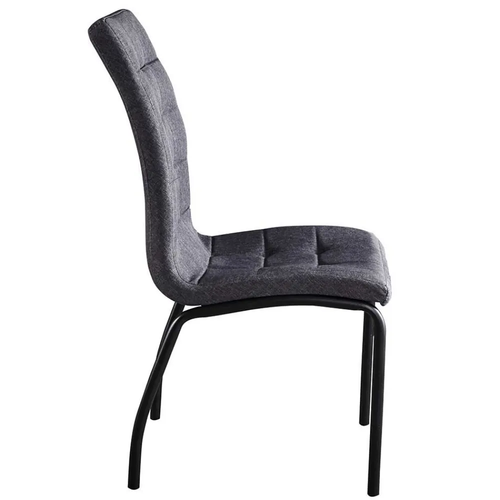 Wohnen Küchen-Essgruppen|Esszimmer Komplett*Günstiger Esstisch & 4 Polsterstühle - Luke (fünfteilig)