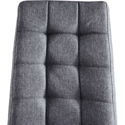 Wohnen Küchen-Essgruppen|Esszimmer Komplett*Günstiger Esstisch & 4 Polsterstühle - Luke (fünfteilig)