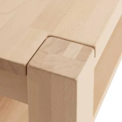 Wohnen Günstiger Massivholz Sofatisch aus Buche - Bermuda