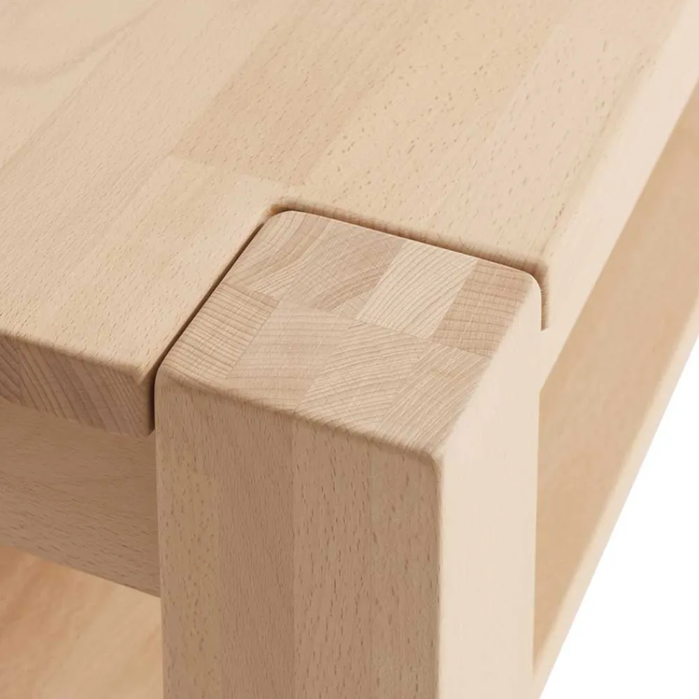 Wohnen Günstiger Massivholz Sofatisch aus Buche - Bermuda