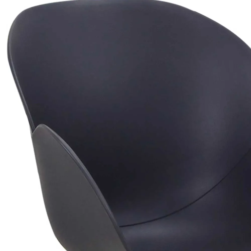 Wohnen Retro Möbel|Küchenstühle*Günstiger Tischsessel mit Sitzschale - Raimar (Set)