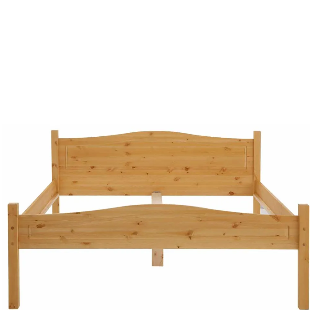 Wohnen Günstiges Holzbett aus Massivholz Kiefer - Verwego