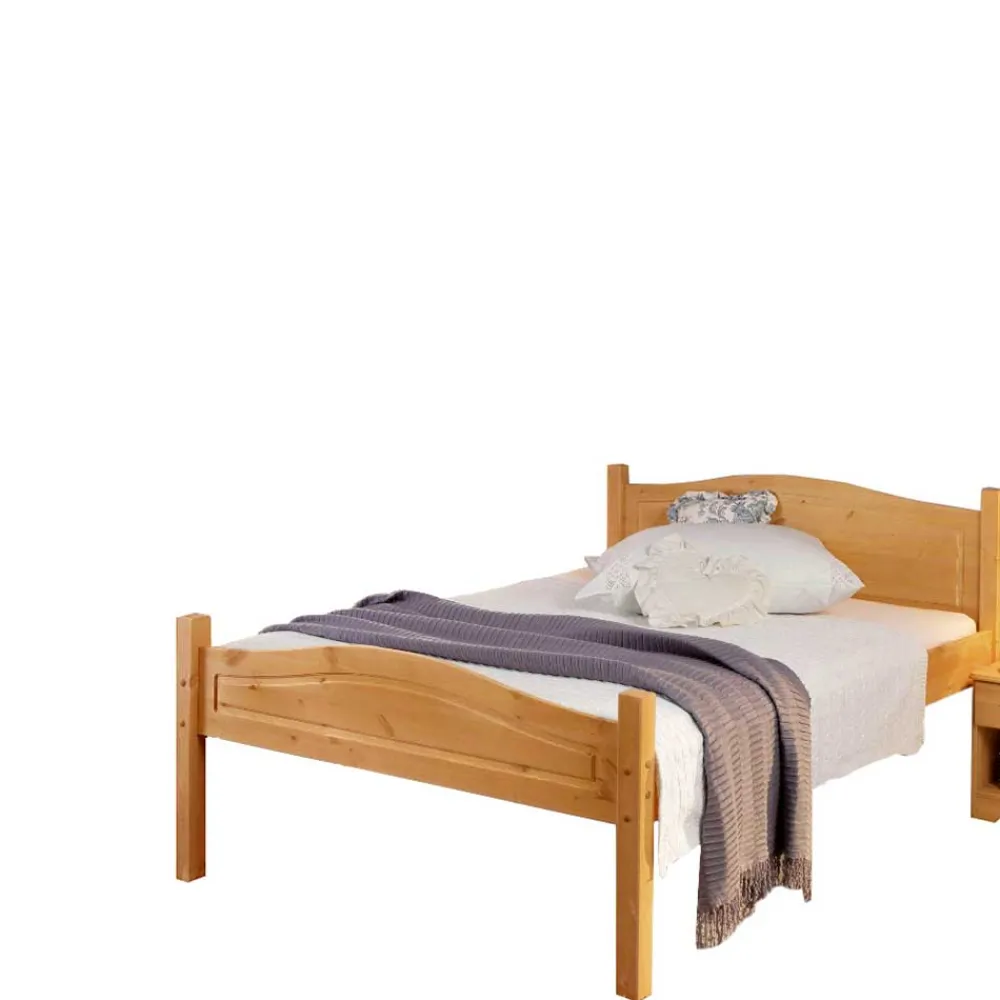Wohnen Günstiges Holzbett aus Massivholz Kiefer - Verwego