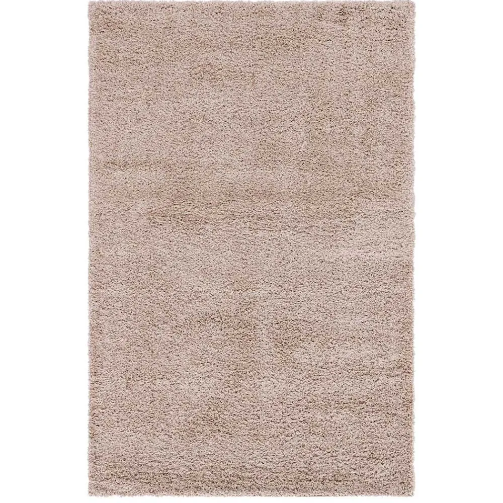 Wohnen Graubrauner Teppich mit Hochflor - Liv