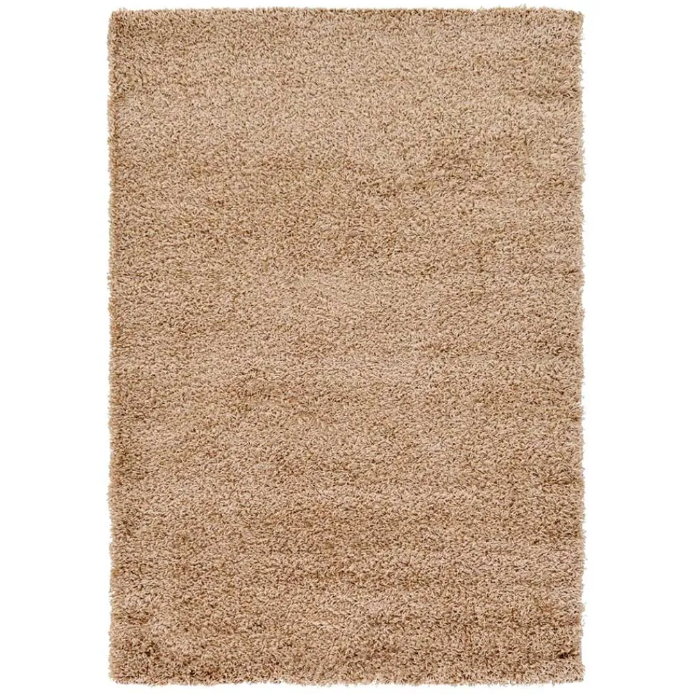 Wohnen Graubrauner Teppich mit Hochflor - Liv