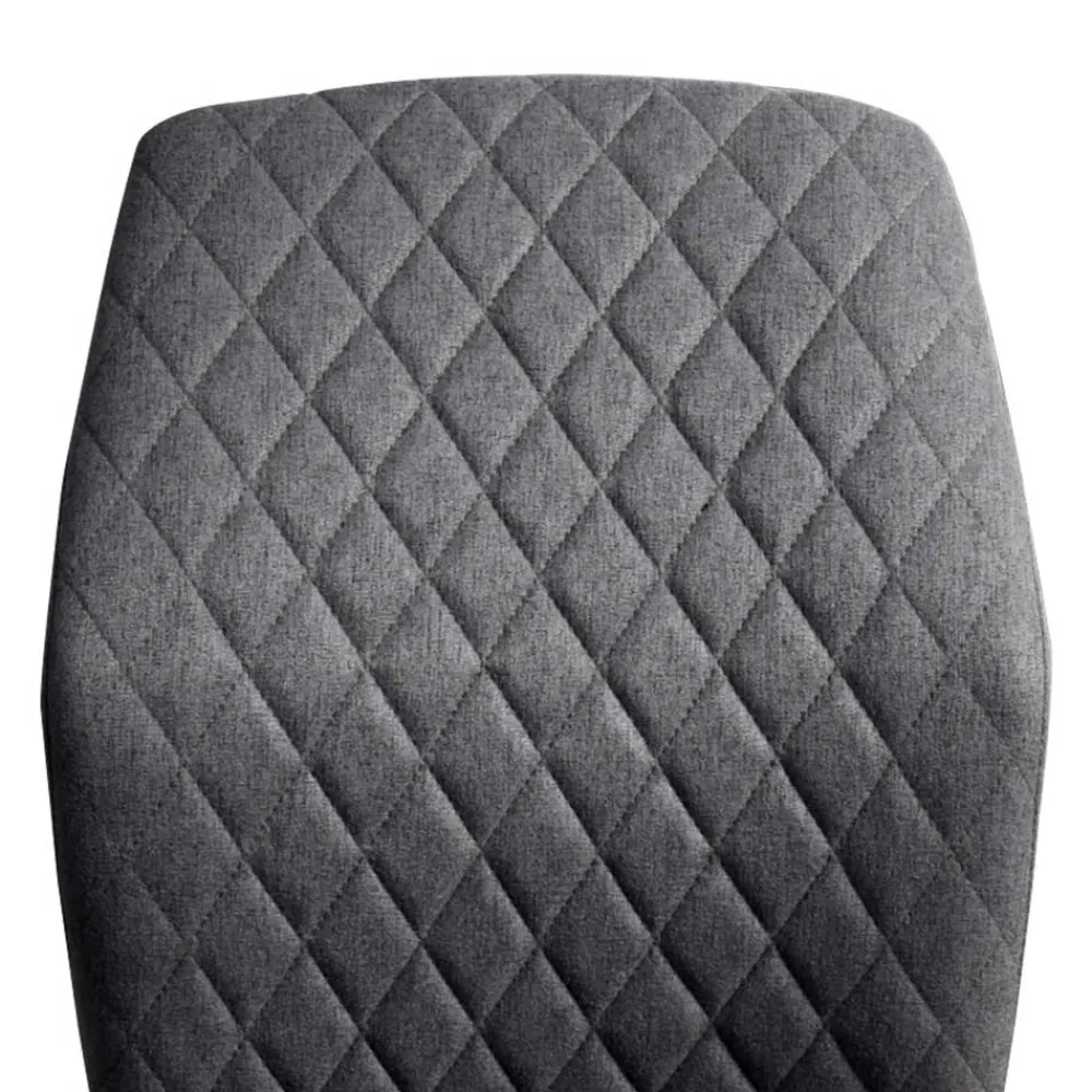 Wohnen Graue Stoffstühle modern - Lenox (4er Set)