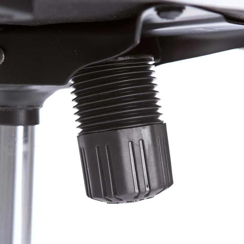 Wohnen Grauer Chefsessel aus Mesh & Kunstleder - Echora