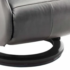 Wohnen Grauer Fernsehessel Enjisaco mit ausklappbarer Schlaffunktion