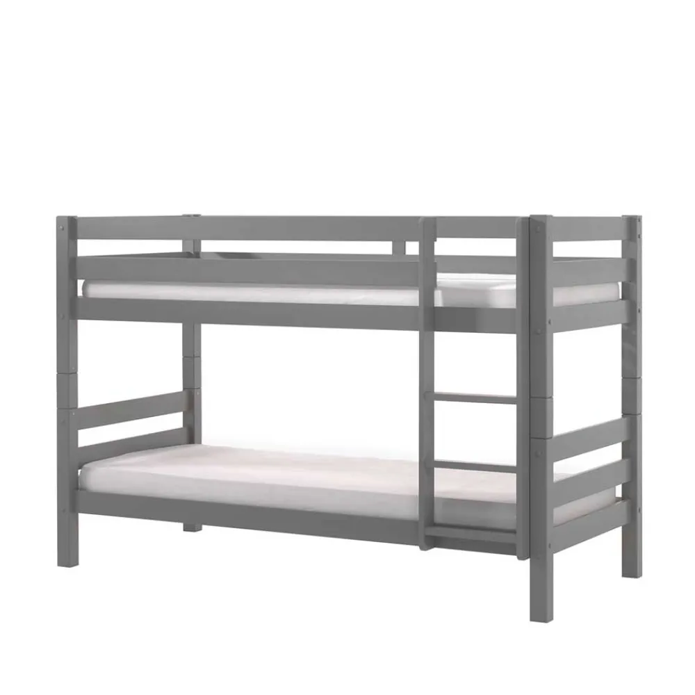 Wohnen Kinderbetten*Graues Stockbett Etagenbett in drei Höhen - Vadromo