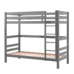Wohnen Kinderbetten*Graues Stockbett Etagenbett in drei Höhen - Vadromo