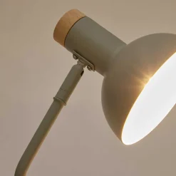 Wohnen Lampen & Leuchten*Graugrüne Schreibtischleuchte mit Stifthalter - Jeffa