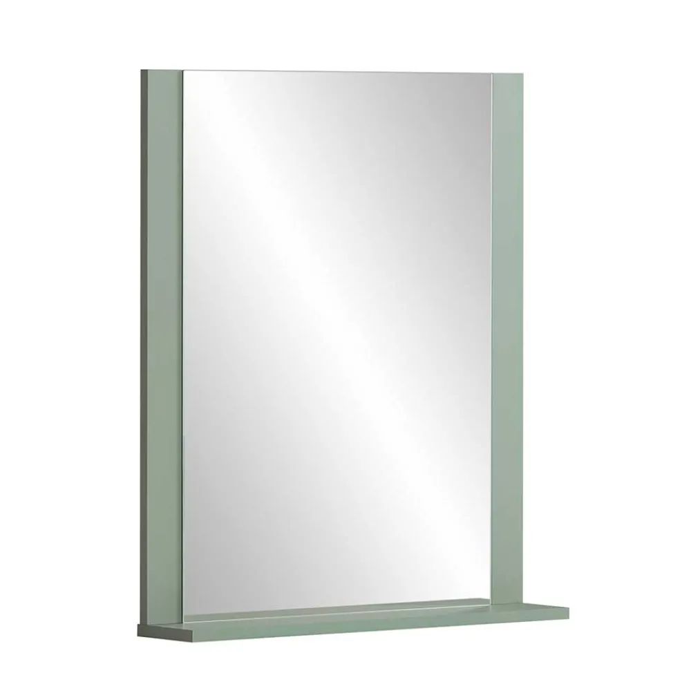 Wohnen Spiegel|Flurspiegel*Graugrüner Spiegel mit Ablage - Velmarun
