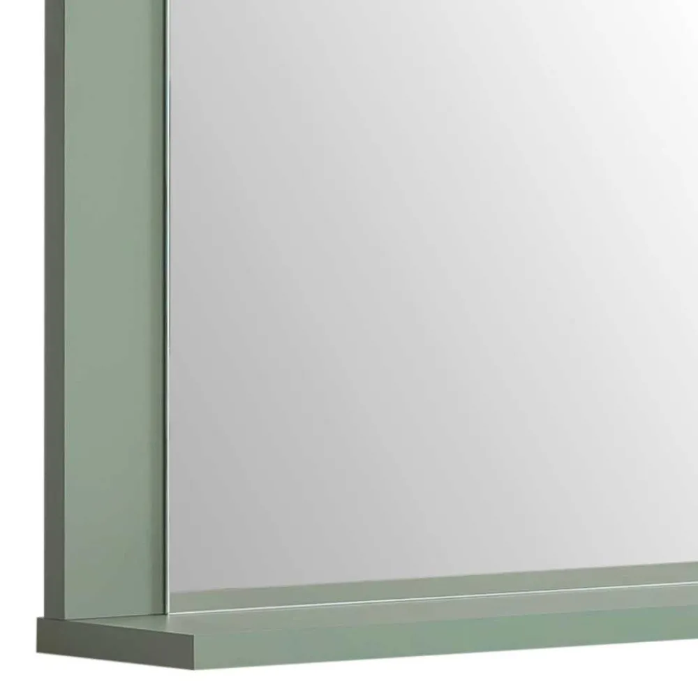 Wohnen Spiegel|Flurspiegel*Graugrüner Spiegel mit Ablage - Velmarun