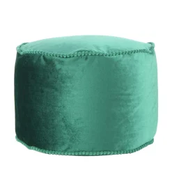 Wohnen Grünes Meditationskissen mit Samtbezug - Lacredu