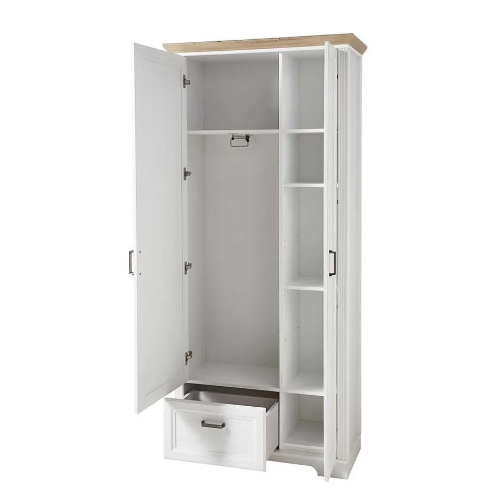 Wohnen Große Flurmöbel Kombi Landhaus - Nurelcas (fünfteilig)