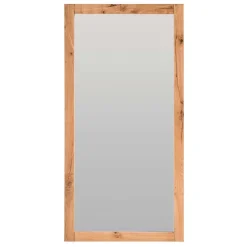 Wohnen Großer Dielen Spiegel mit Holzrahmen - Mulcian