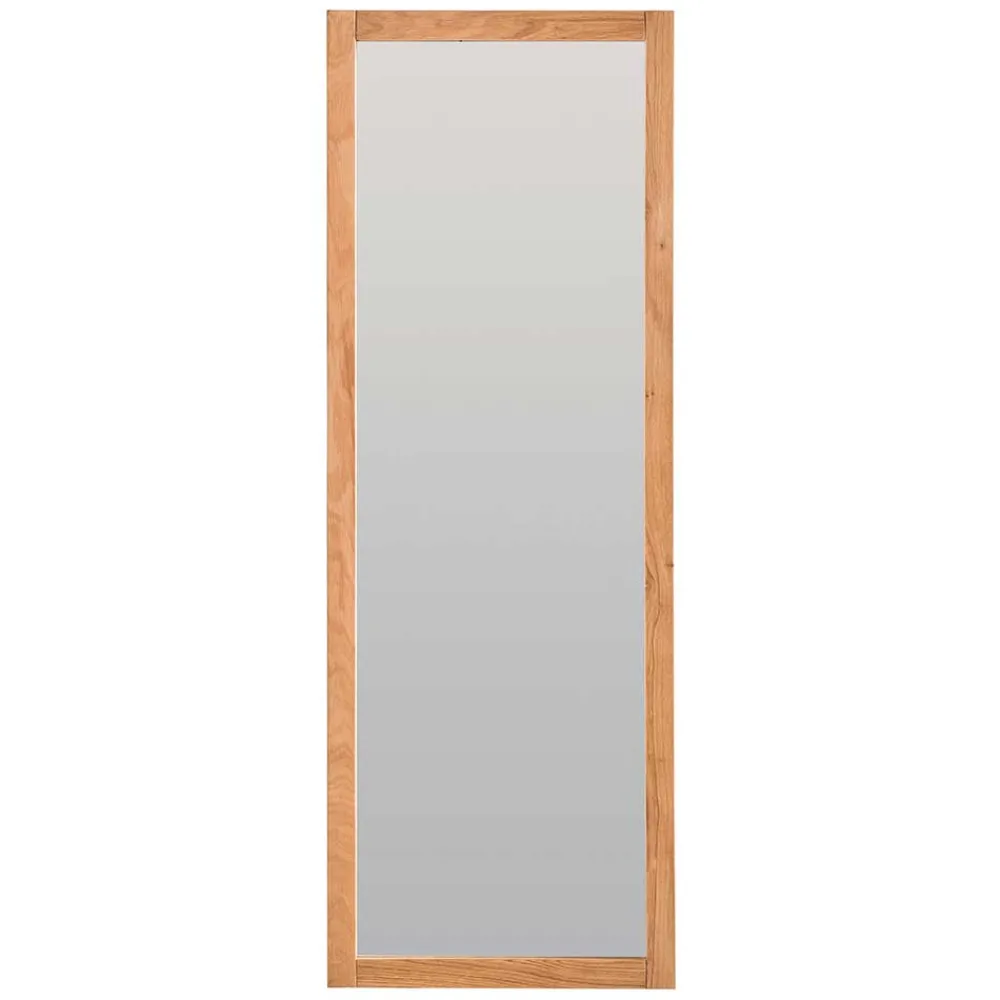 Wohnen Großer Dielen Spiegel mit Holzrahmen - Mulcian