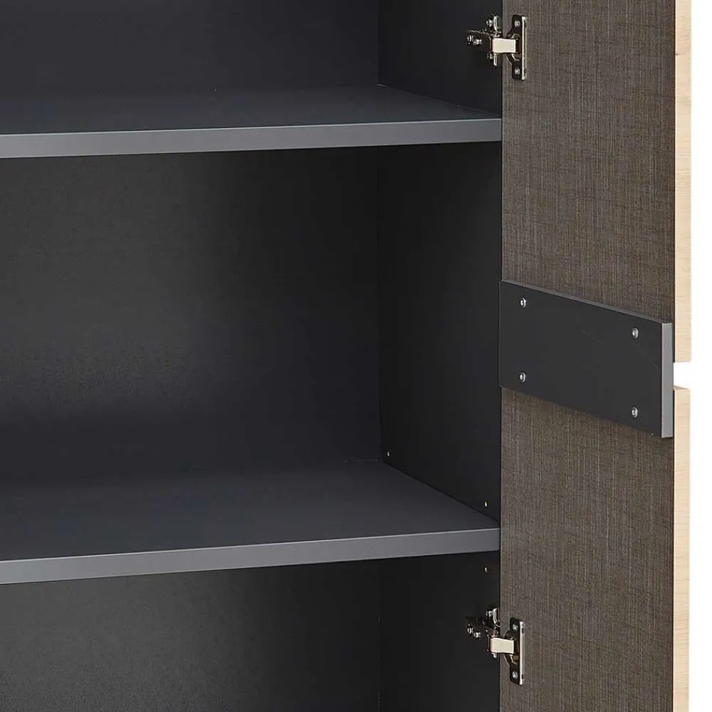 Wohnen Büroschränke*Großer Officeschrank mit Doppeltür - Kuetra