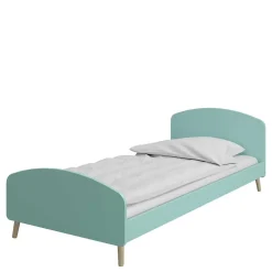 Wohnen Kinderbetten|Kindermöbel*Großes Kinderbett in Mint & Eiche - Vrespa