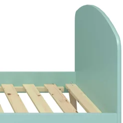 Wohnen Kinderbetten|Kindermöbel*Großes Kinderbett in Mint & Eiche - Vrespa