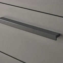 Wohnen Großes Sideboard in Eiche Dunkel und Anthrazit - Mundo