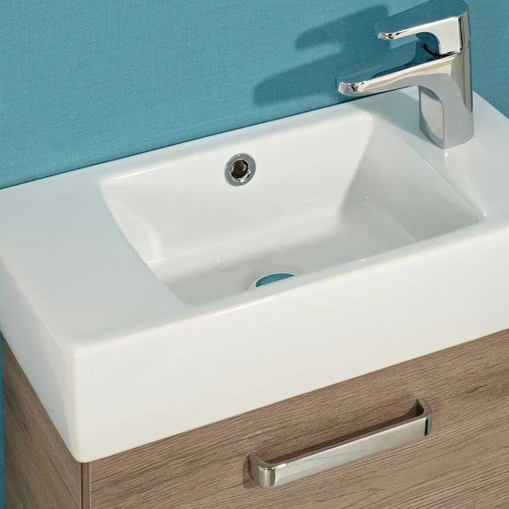 Wohnen Gäste-WC Waschtisch mit Becken - Lemi
