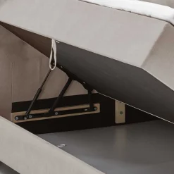 Wohnen Braune Möbel*H3 Komplettbett mit Bettkasten in Hellbraun - Furcia