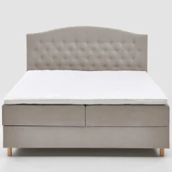 Wohnen Braune Möbel*H3 Komplettbett mit Bettkasten in Hellbraun - Furcia