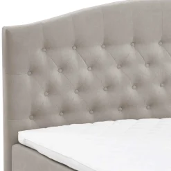 Wohnen Braune Möbel*H3 Komplettbett mit Bettkasten in Hellbraun - Furcia