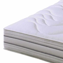 Wohnen H4 Matratze mit Taschenfederkern 7-Zonen Cruba Bezug mit Klimaband