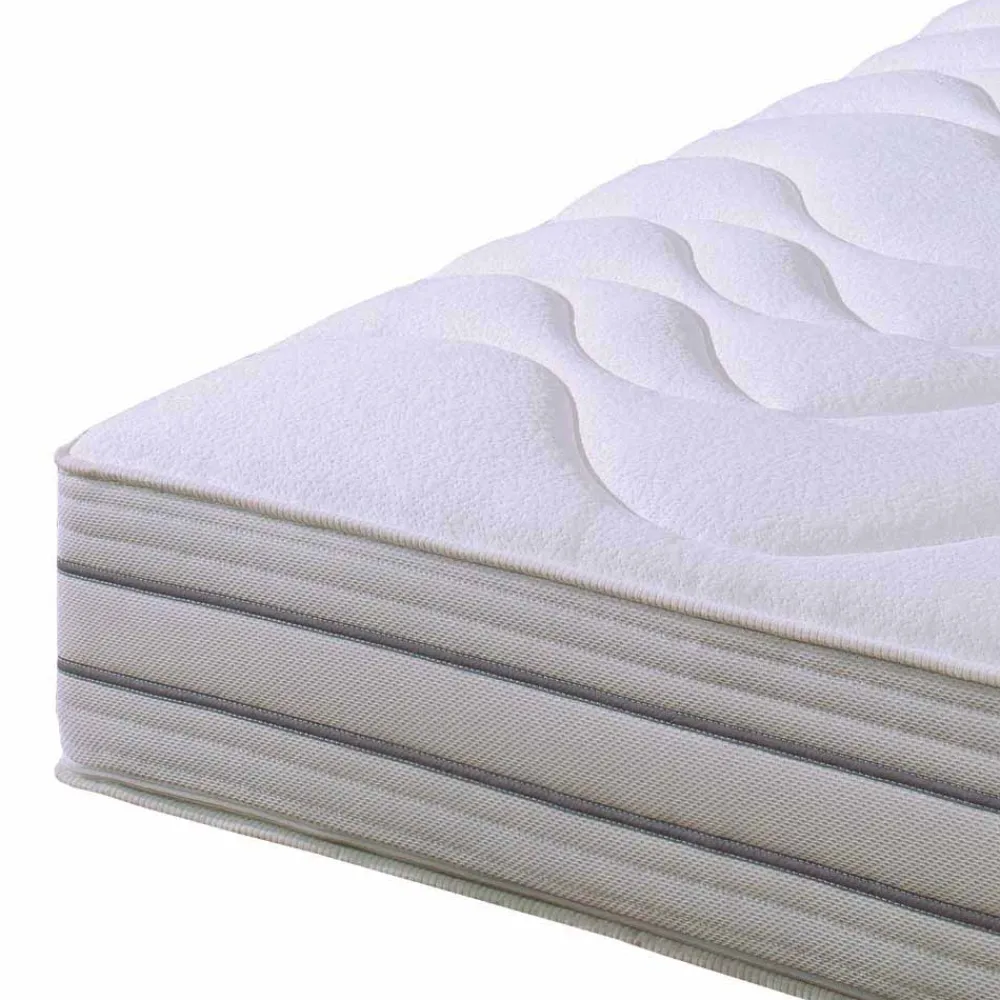 Wohnen H4 Matratze mit Taschenfederkern 7-Zonen Cruba Bezug mit Klimaband