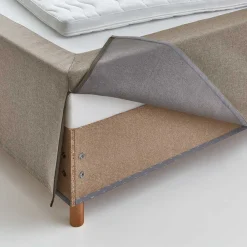 Wohnen Weiße Möbel|Betten*H3 Polsterbett in Creme & Natur - Suvanica