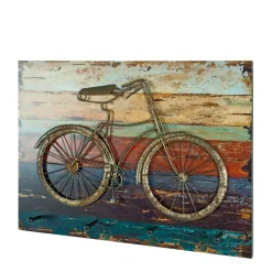 Wohnen Hakengarderobe Lontrain mit Fahrrad Motiv