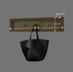 Wohnen Hakenleiste Natrius aus Wildeiche Massivholz