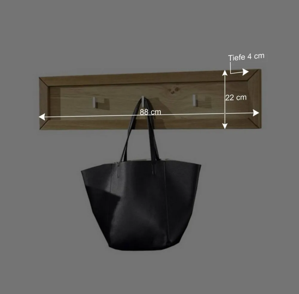 Wohnen Hakenleiste Natrius aus Wildeiche Massivholz