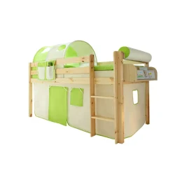 Wohnen Kindermöbel|Kinderbetten*Halbhochbett Standings aus Kiefer Massivholz