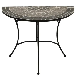 Wohnen Halbrunder Wandtisch mit Mosaik - Tasmania