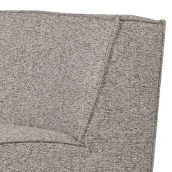 Wohnen Küchenbänke|Esszimmerbänke*Halbrundes Esstisch-Sofa in Beigegrau meliert - William