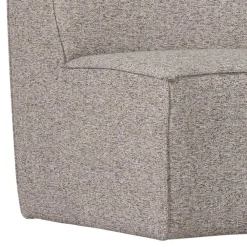 Wohnen Küchenbänke|Esszimmerbänke*Halbrundes Esstisch-Sofa in Beigegrau meliert - William