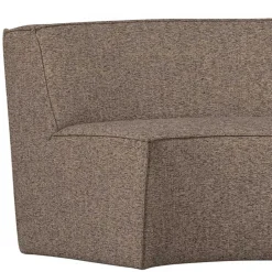 Wohnen Küchenbänke|Esszimmerbänke*Halbrundes Esstisch-Sofa in Dunkelbraun - Sentiagamo