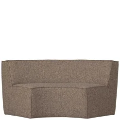 Wohnen Küchenbänke|Esszimmerbänke*Halbrundes Esstischsofa in Dunkelbraun - Sentiagamo