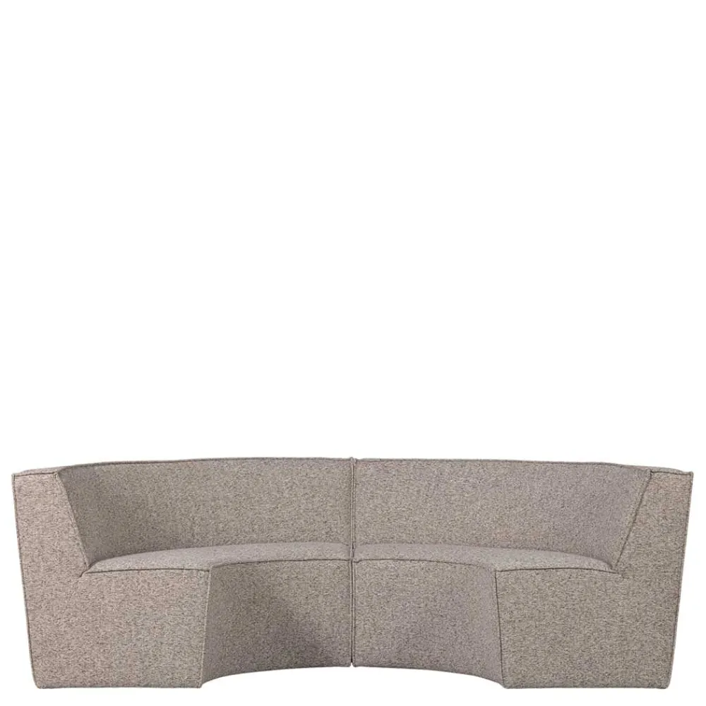 Wohnen Halbrundes Sofa für den Esstisch - William (zweiteilig)